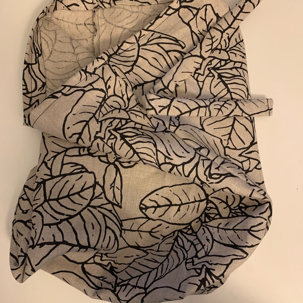 100% Linen Vintage Bread Bag - XL Approx 14” x 12”